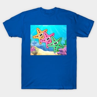 Colorful Funny Fish With Googly Eyes T-Shirt